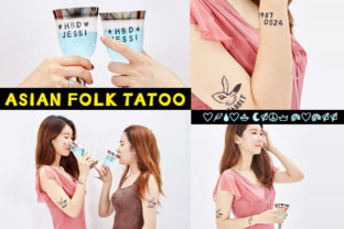 Asian Folk Tattoo Font for Bold Campaigns