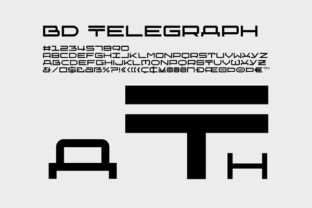 BD Telegraph: A Bold Display Font for Creative Campaigns