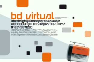 BD Virtual: A Modern Display Font for Clean Branding