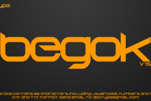 Begok: A Bold Display Font
