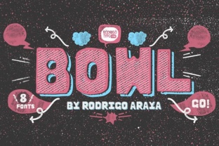 Bowl: A Playful Display Font