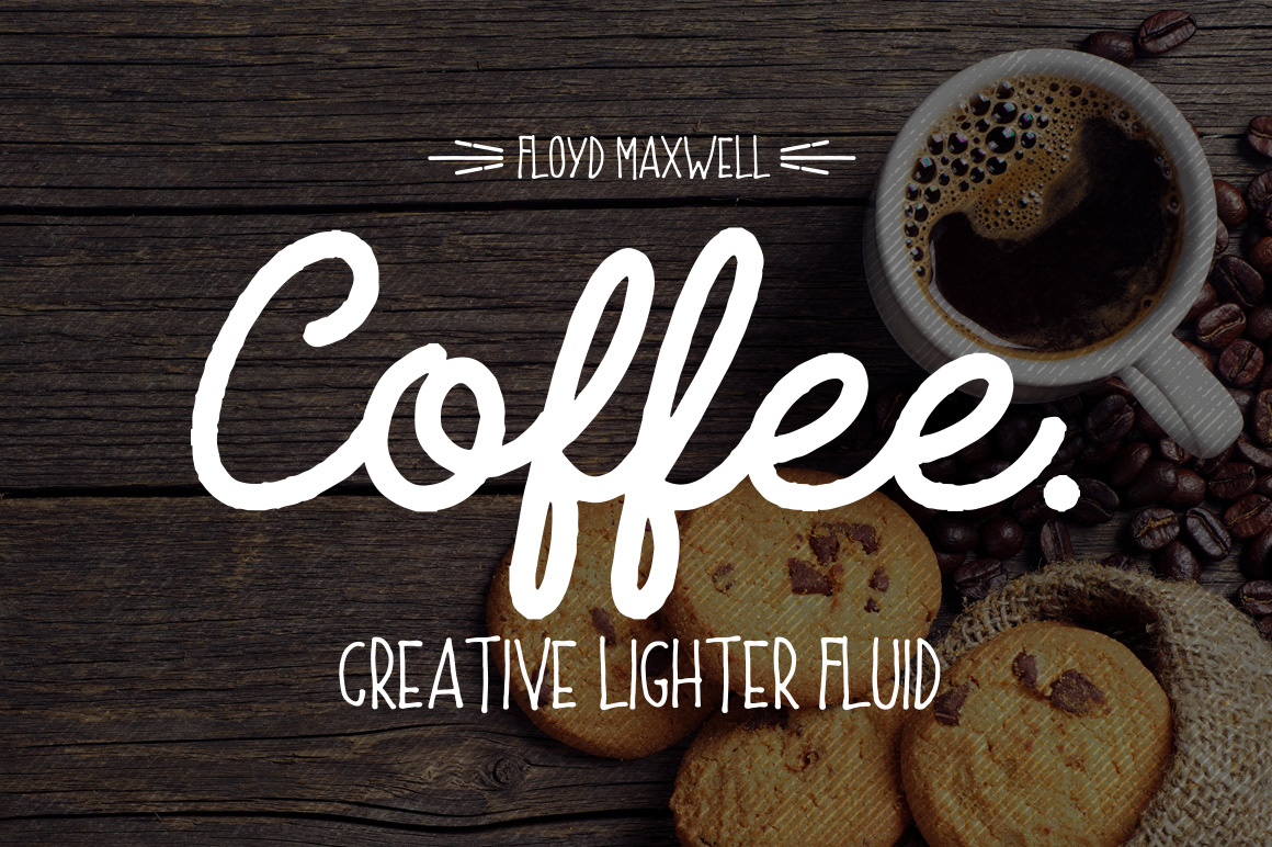 Coffee Font Extras: A Warm, Quaint Script + Sans Serif Duo