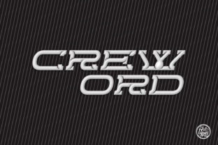 Creword: A Bold Display Font for Makers