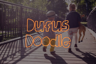 Dufus Doodle: A Fun Font for Business Branding