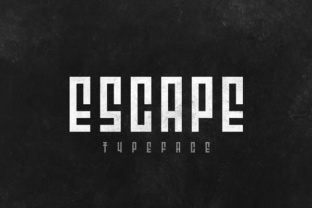 Escape: A Bold Display Font