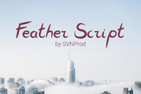 Feather Script: A Thoughtful Display Font for Editorial Warmth