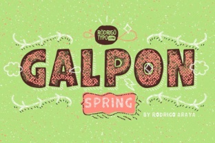 Galpon Spring Font for Creative Projects