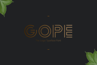 Gope: A Bold Font for Branding