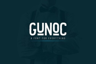 Gunoc: A Retro Display Font That Adds Instant Character to Your Brand