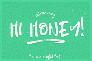 Hi Honey Font: Playful Typography for Makers