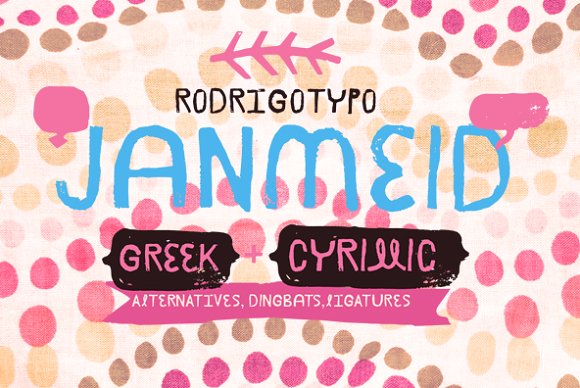 Janmeid: A Bold Display Font for Web Design