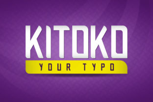 Kitoko: A Bold Yet Soft Display Font