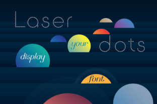 Laser Dots: A Bold Font for Business