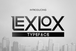 Lexlox: A Fresh Display Font with Cut-Edge Charm