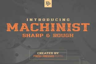 Machinist Display Font for Polished, Memorable Branding