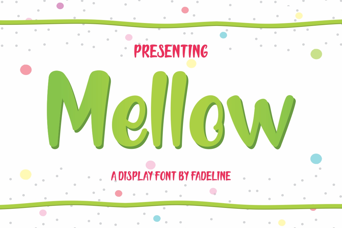 Mellow: A Sweet Display Font
