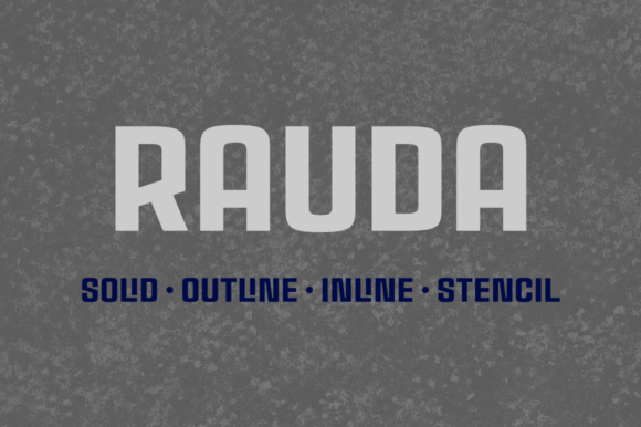 Rauda Family: A Bold Font for Business