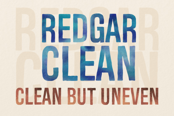 Redgar Clean: A Font for Polished Branding