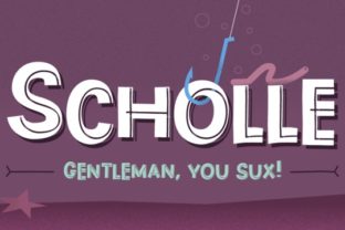 Scholle: A Playful Display Font for Digital Campaigns