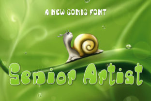 Senior Artist Font for Creative Projects