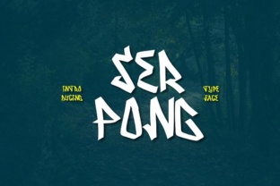Serpong: A Display Font That Makes Your Headlines Pop