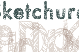 Sketchura: A Gritty Display Font
