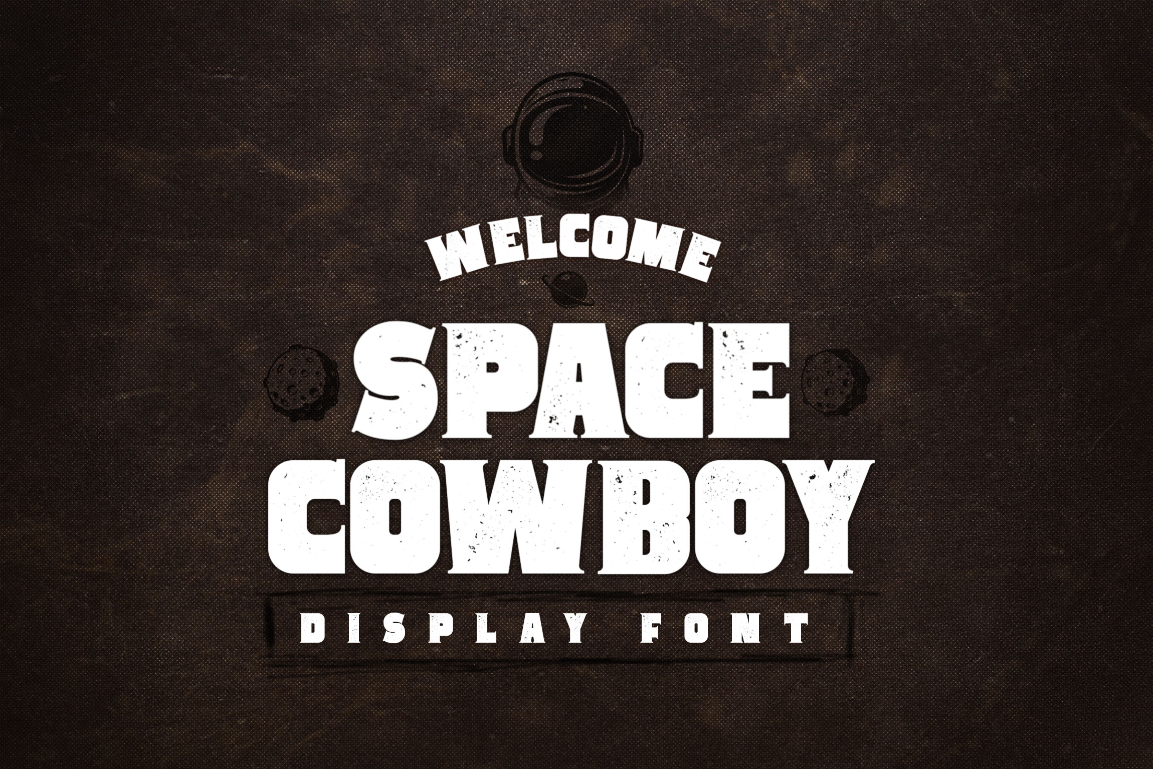 Space Cowboy: A Bold Typographic Statement
