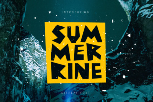 Summerrine: A Bold Display Font