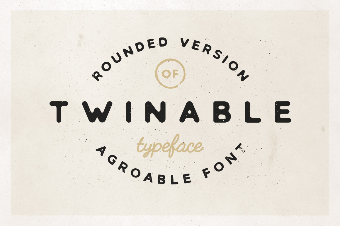 Twinable: A Rounded Font for Creative Branding