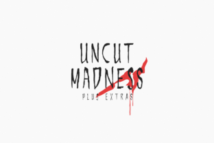 Uncut Madness: A Horror-Infused Display Font
