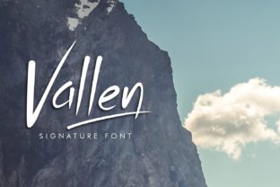 Vallen: A Hand-Drawn Display Font That Breathes Quiet Confidence