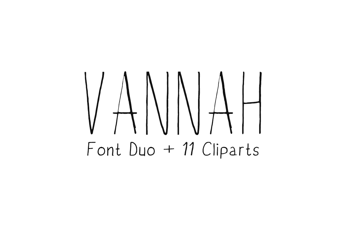 Vannah Font Duo: A Handwritten Script Typeface for Editorial Warmth