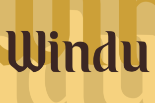 Windu: A Bold Display Font for Designers